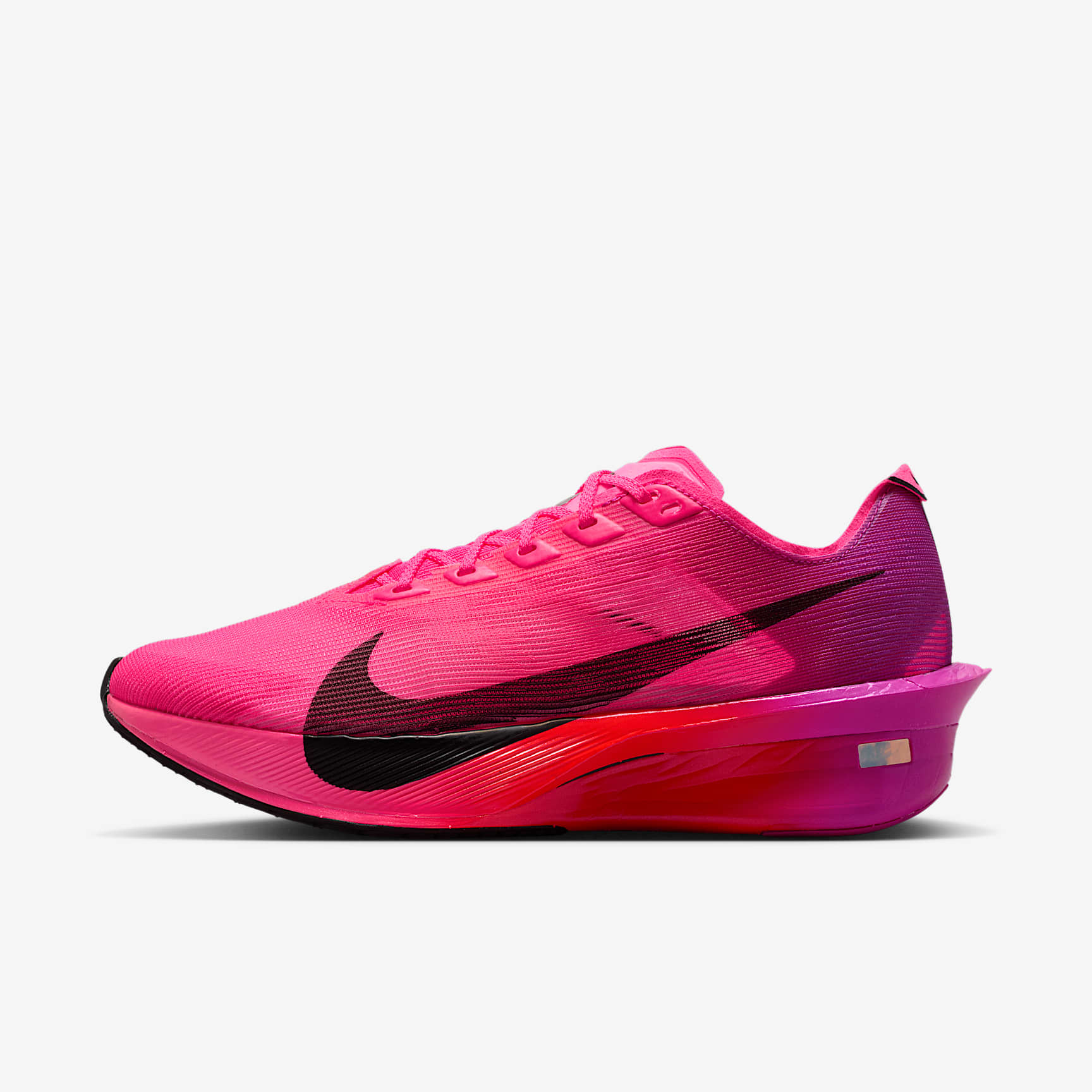 Nike Vaporfly 4 Straßenlaufschuh für Wettkämpfe (Damen) – Hyper Pink/Fuchsia Blast/Laser Crimson/Schwarz