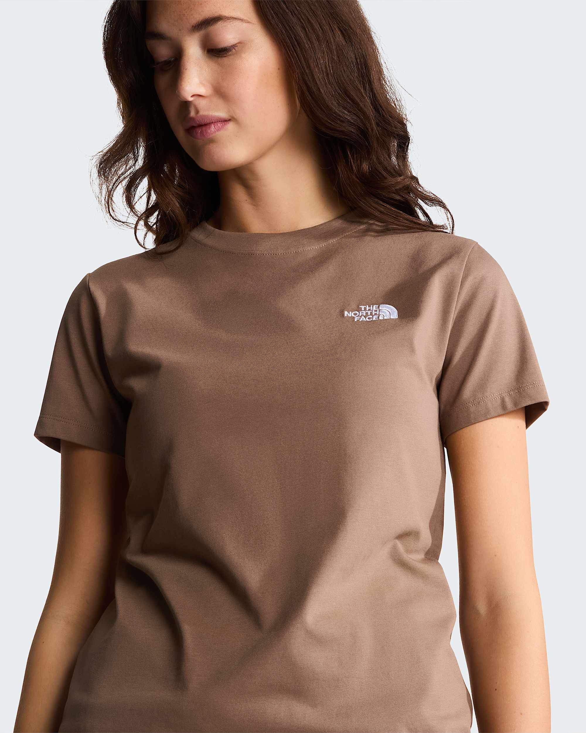 Evolution Simple Dome schmal geschnittenes T-Shirt für Damen – Garnet