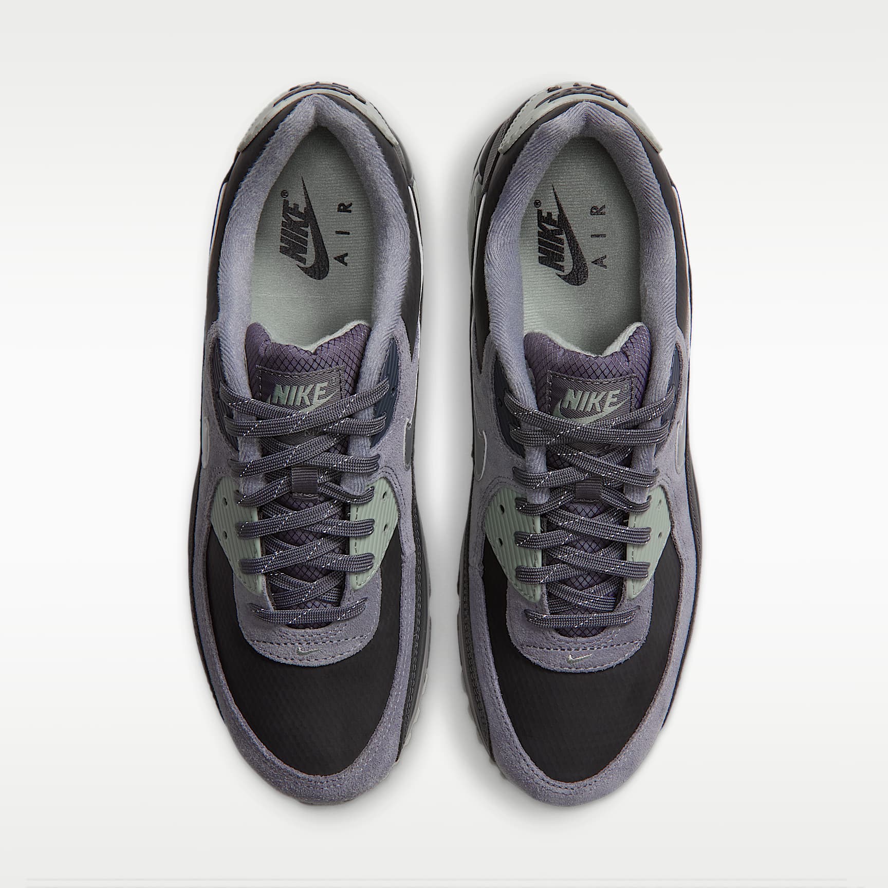 Nike Air Max 90 Schuh (Herren) – Iron Grey/Anthracite/Cool Grey/Metallic Silver