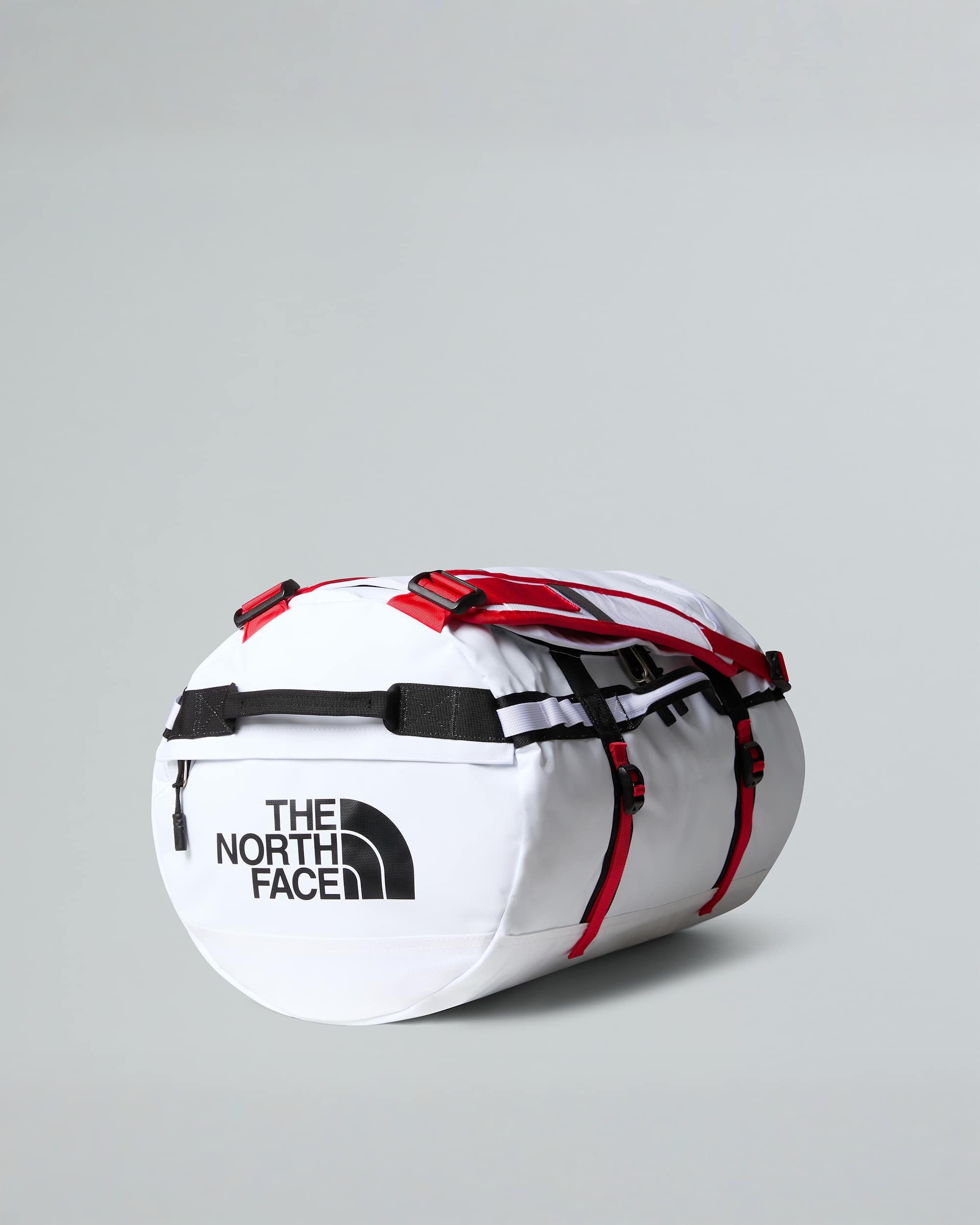 Base Camp Duffel-Tasche 50L – S – TNF White-TNF Black-Elevation Red