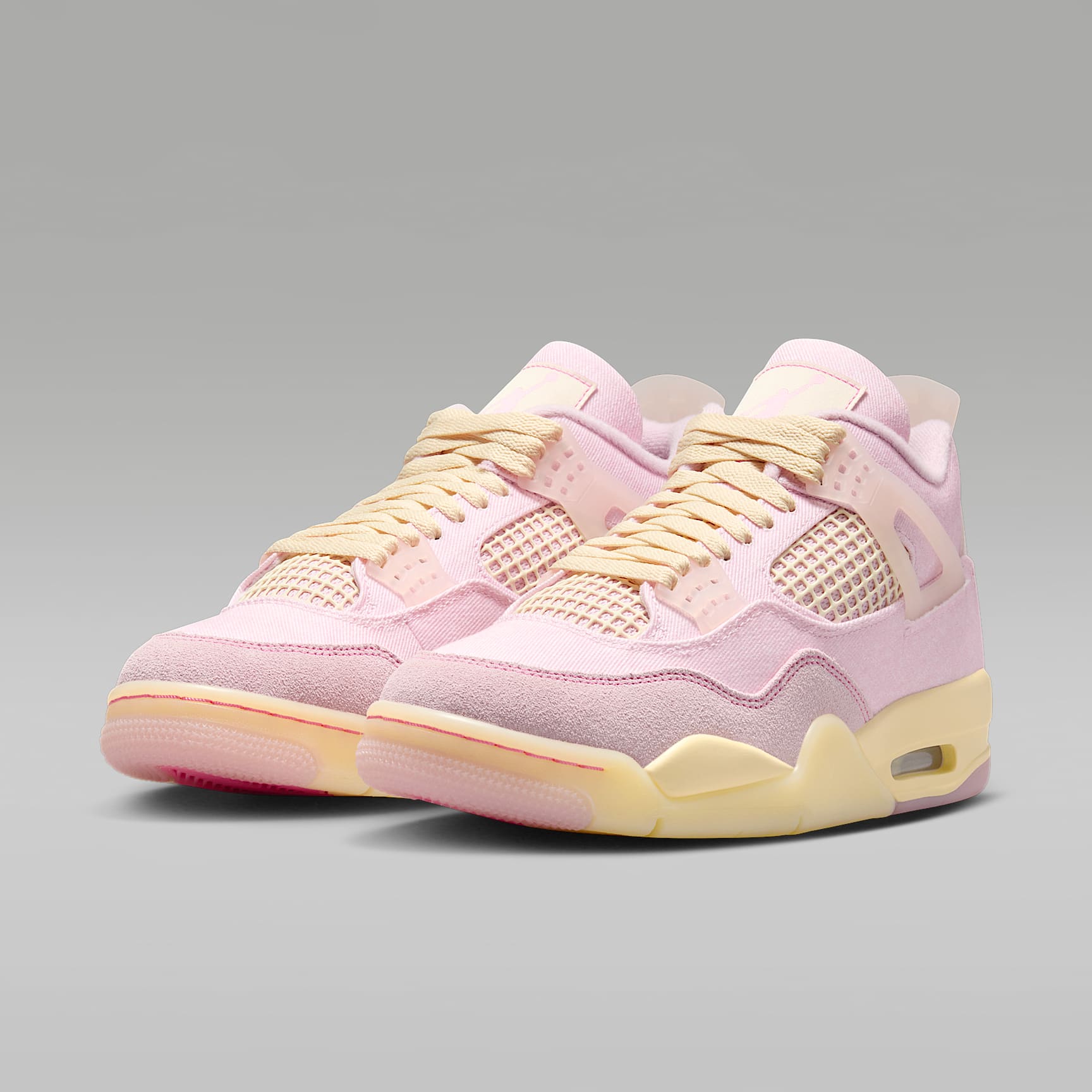 Air Jordan 4 Retro „Pearl Pink and Iced Carmine“ Schuh (Damen) – Pearl Pink/Coconut Milk/Muslin/Iced Carmine