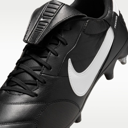 Nike Premier 3 SG-Pro Low-Top-Fußballschuh – Schwarz/Weiß