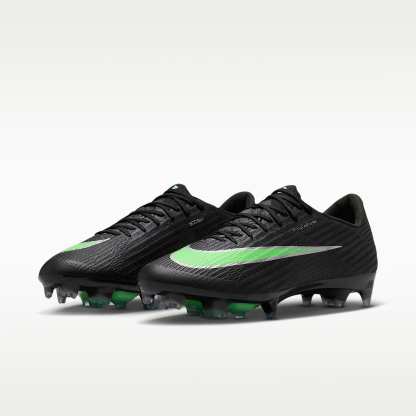 Nike Mercurial Superfly 11 Elite Low-Top-Fußballschuh für normalen Rasen – Schwarz/Schwarz/Illusion Green