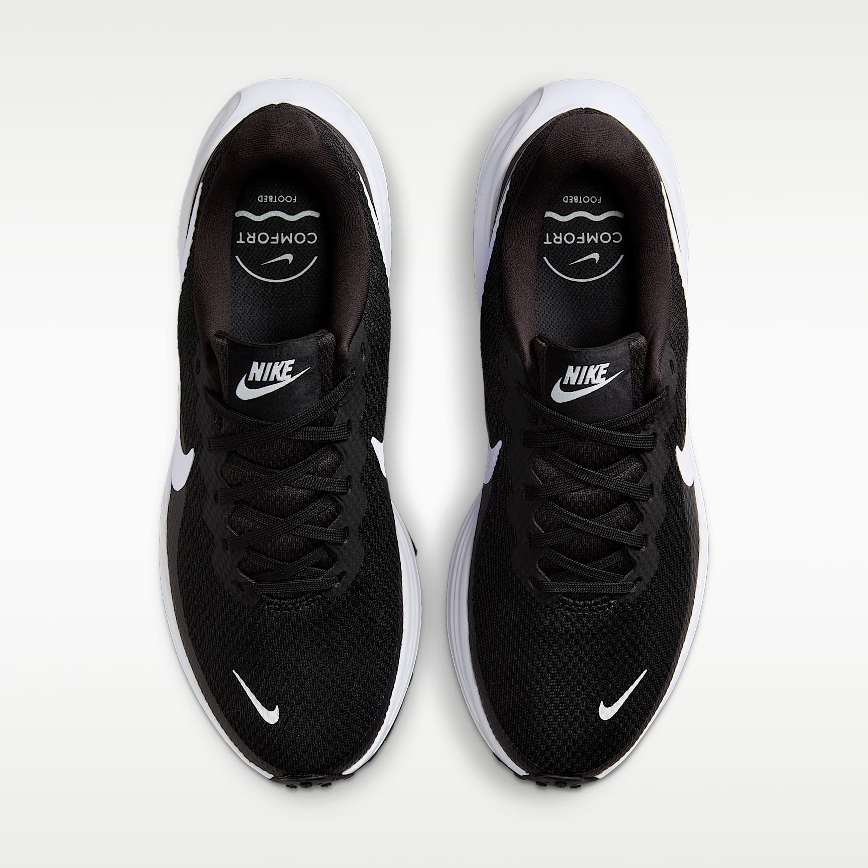 Nike Revolution 8 Straßenlaufschuh (Damen) – Schwarz/Iron Grey/Weiß
