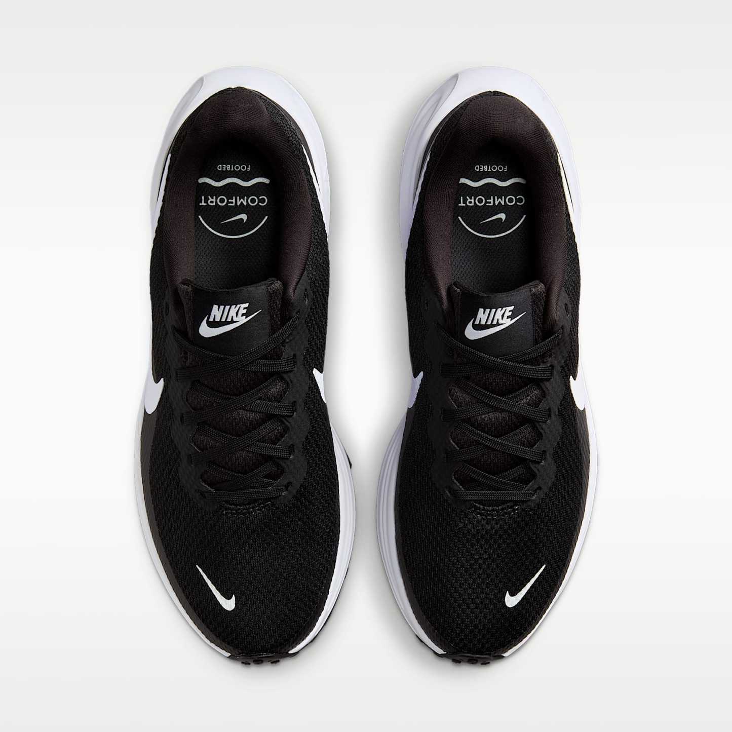 Nike Revolution 8 Straßenlaufschuh (Damen) – Schwarz/Iron Grey/Weiß
