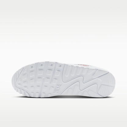 Nike Air Max 90 Schuh (Herren) – Weiß/Tough Red/Weiß