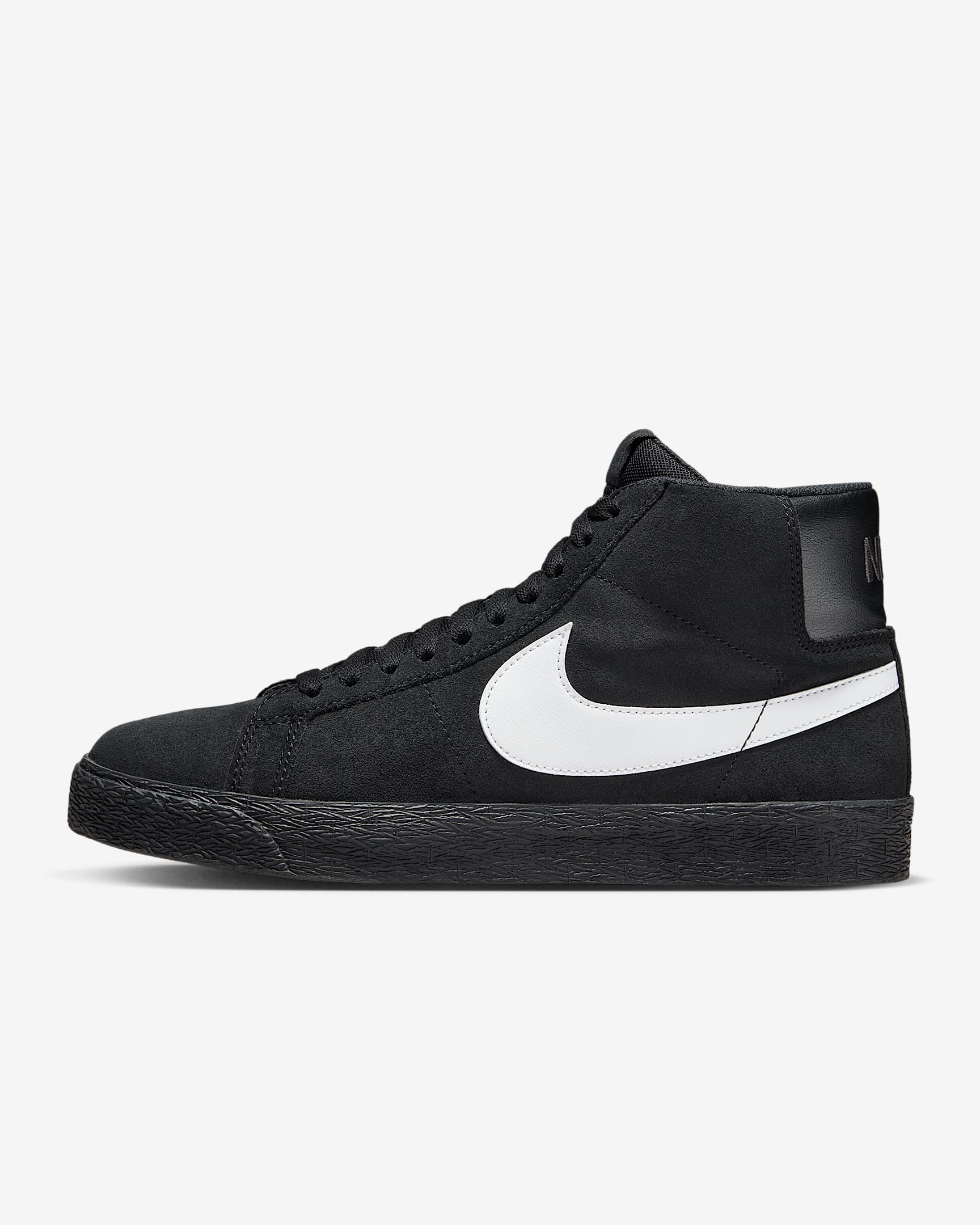 Nike SB Zoom Blazer Mid Skateboardschuh – Schwarz/Schwarz/Schwarz/Weiß
