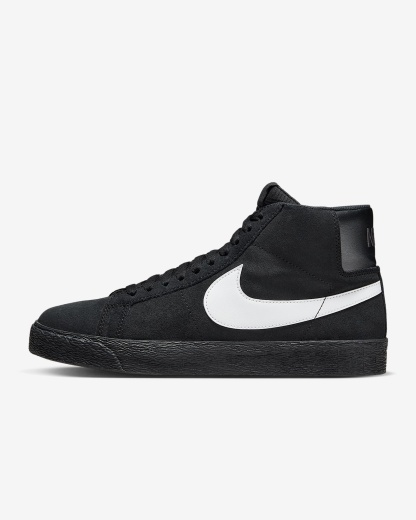 Nike SB Zoom Blazer Mid Skateboardschuh – Schwarz/Schwarz/Schwarz/Weiß