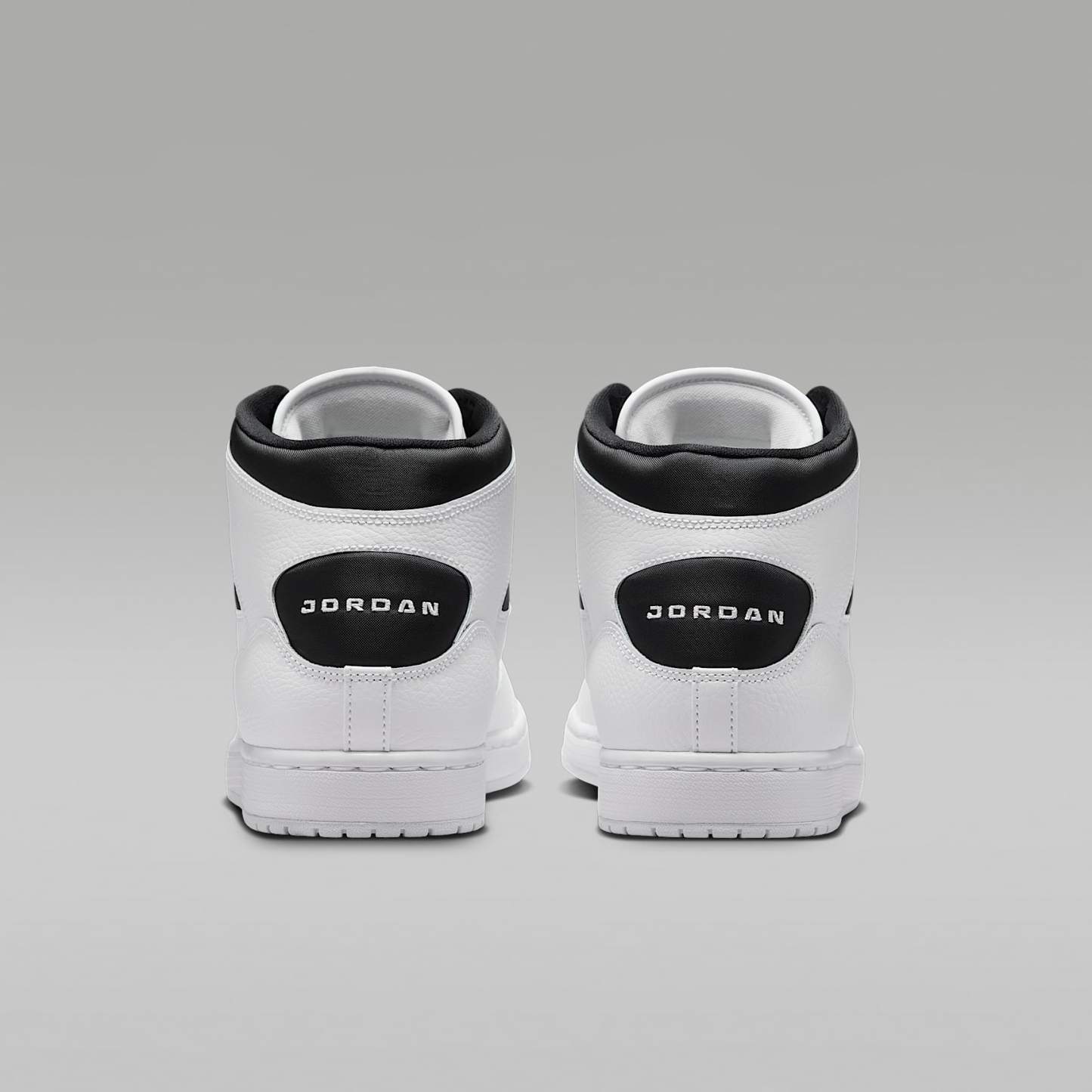 Jordan Court Connect Mid Herrenschuhe – Weiß/Schwarz/Gym Red