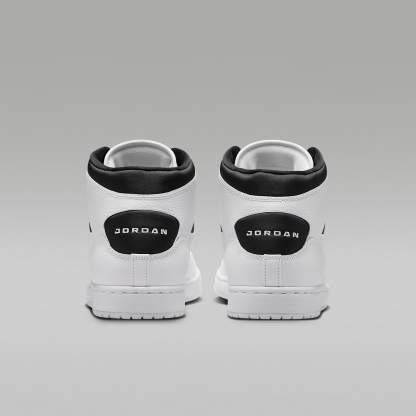 Jordan Court Connect Mid Herrenschuhe – Weiß/Schwarz/Gym Red