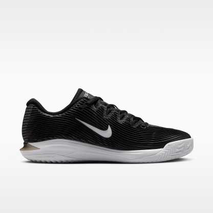 Nike Vapor 12 Tennisschuh für Clay Courts (Damen) – Schwarz/Dark Smoke Grey/Weiß