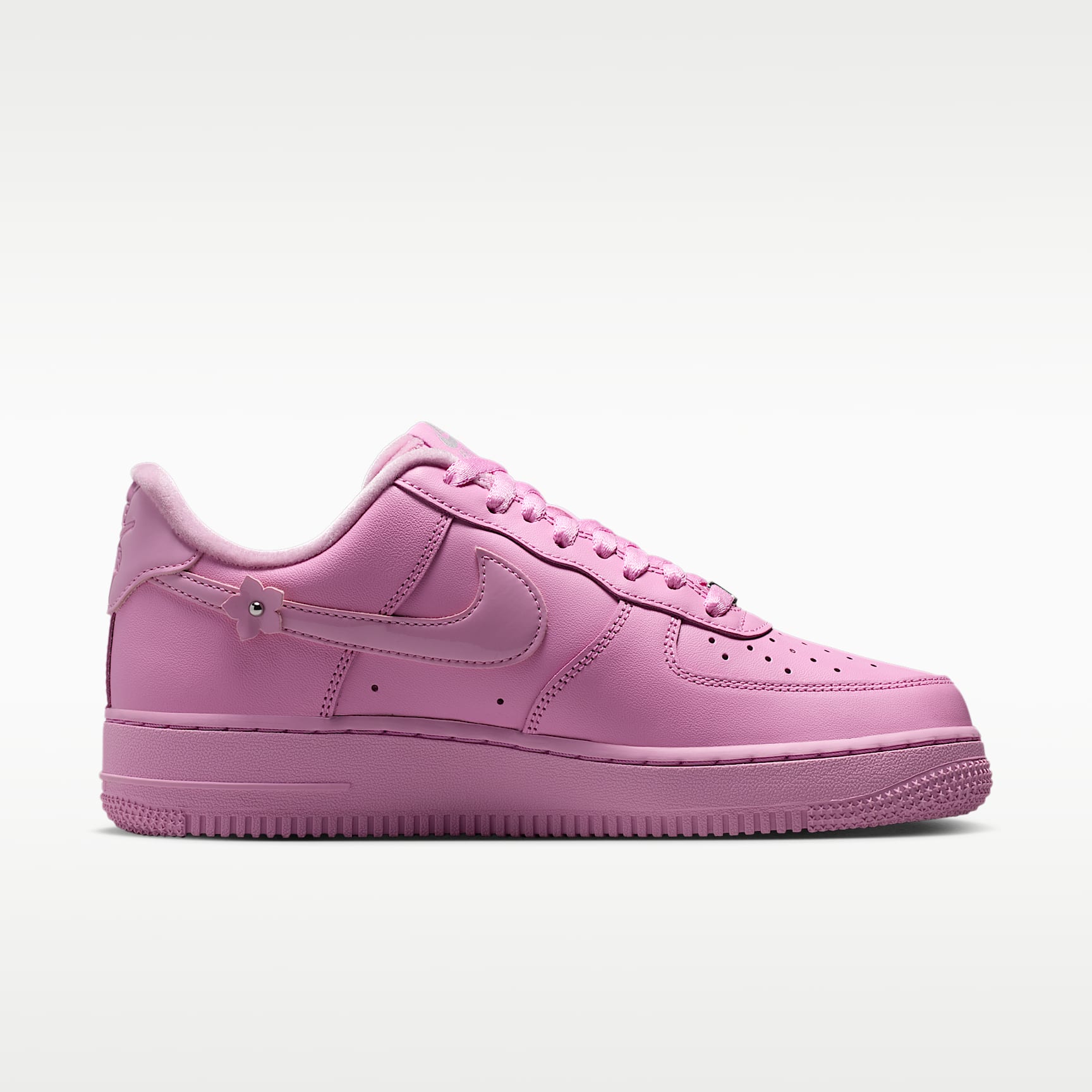Nike Air Force 1 '07 "Florette" Schuh (Damen) – Pink Rise/Pink Foam/Metallic Silver/Pink Rise