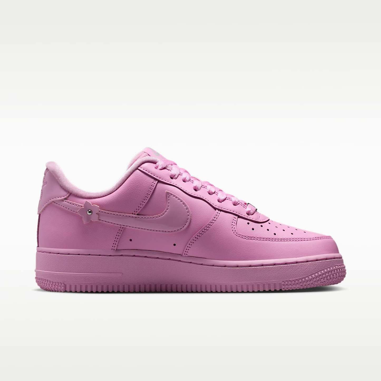 Nike Air Force 1 '07 "Florette" Schuh (Damen) – Pink Rise/Pink Foam/Metallic Silver/Pink Rise