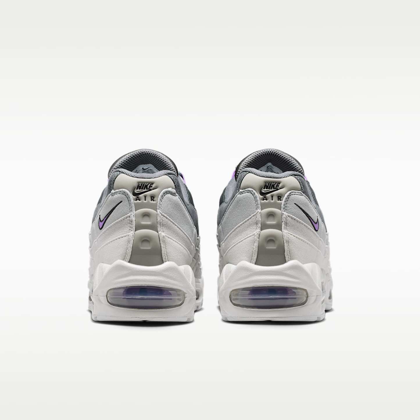 Nike Air Max 95 Big Bubble "OG" Schuh (Herren) – Photon Dust/Dark Grey/Grey Fog/Bright Violet