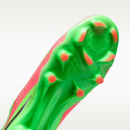 Nike Phantom 6 Low Pro "Erling Haaland" Fußballschuh für normalen Rasen – Hot Punch/Green Strike/Schwarz