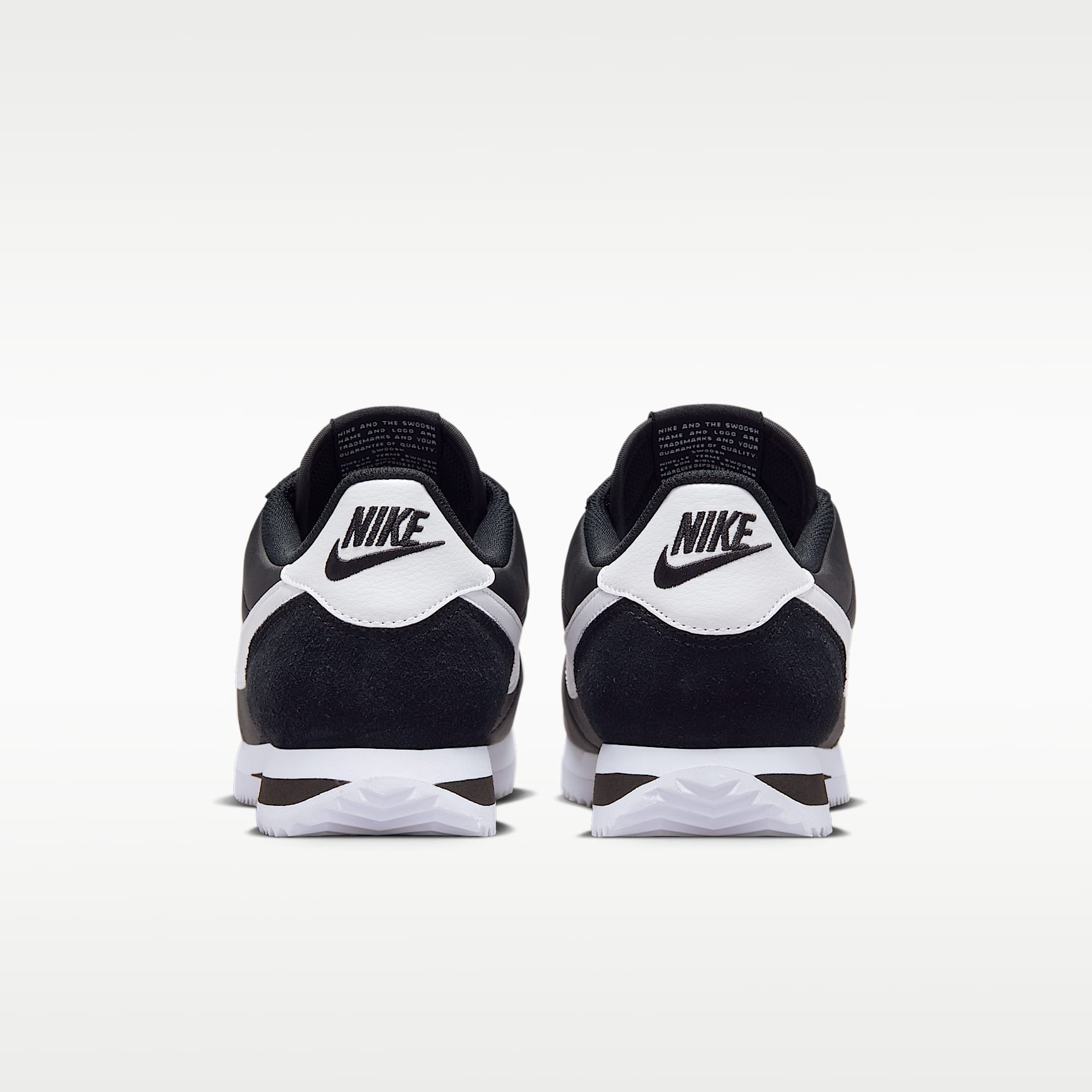 Nike Cortez Textile Schuh (Damen) – Schwarz/Weiß