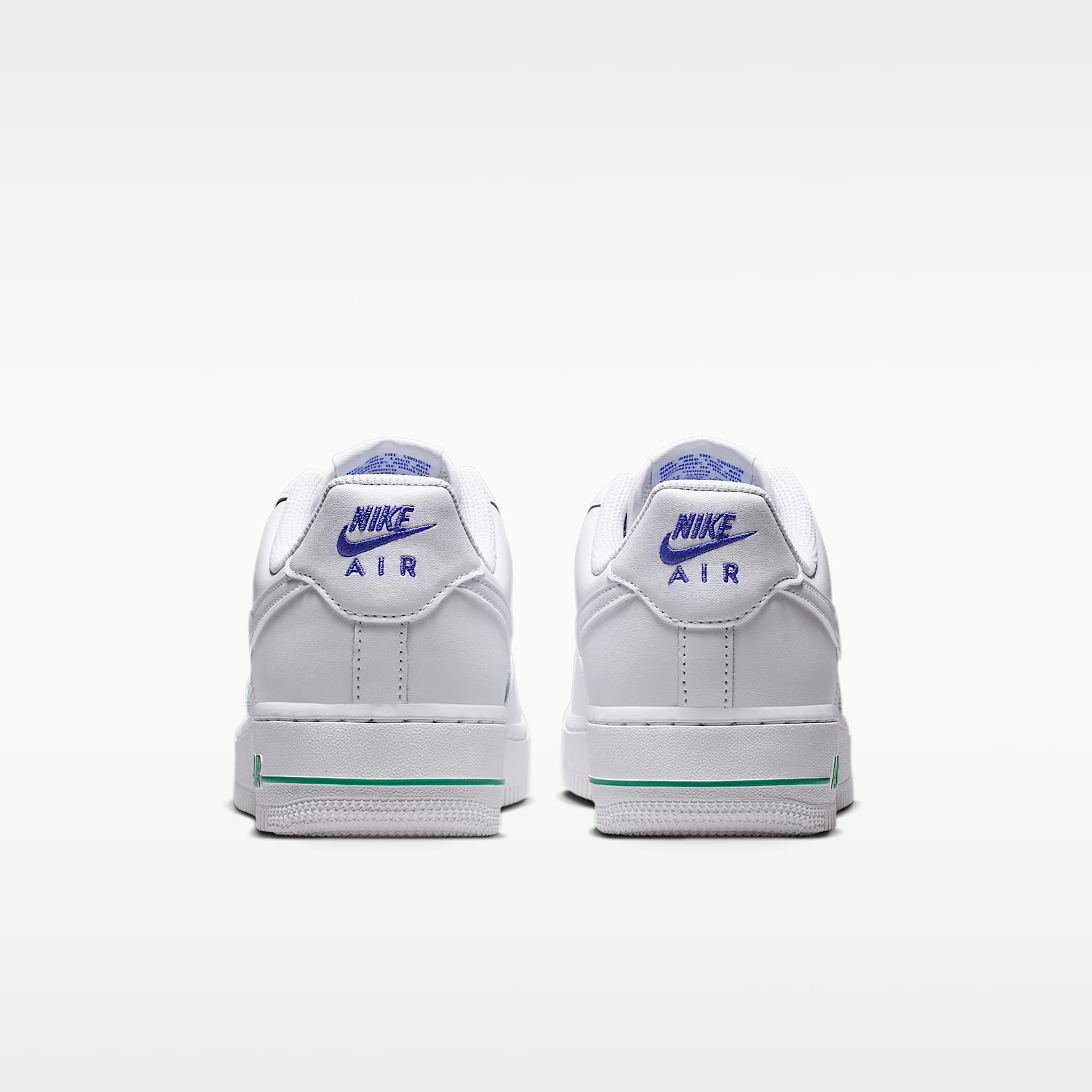 Nike Air Force 1 '07 SE Damenschuh – Weiß/Persian Violet/Stadium Green/Weiß