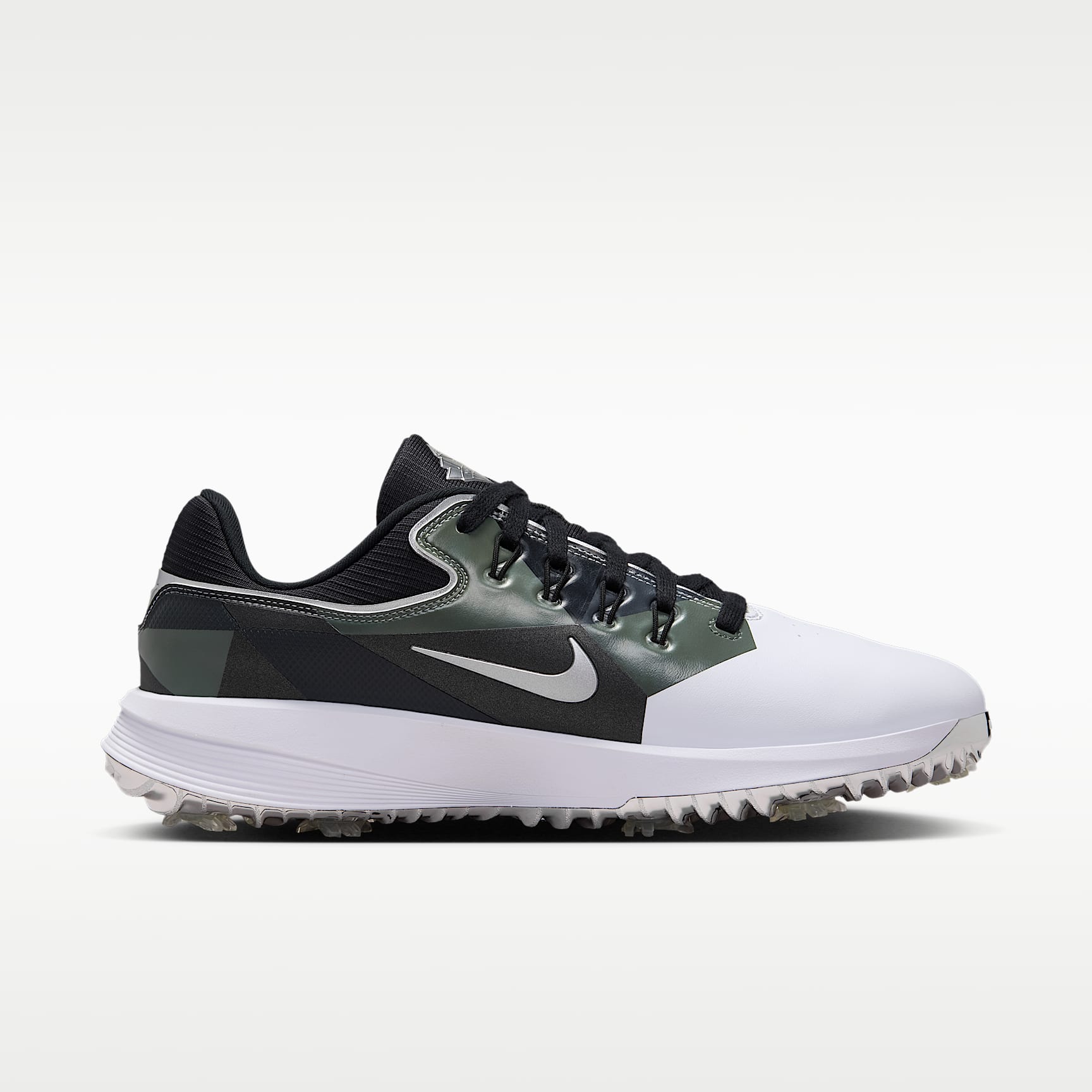 Nike Victory Pro 4 Golfschuh – Weiß/Metallic Silver/Fir/Schwarz