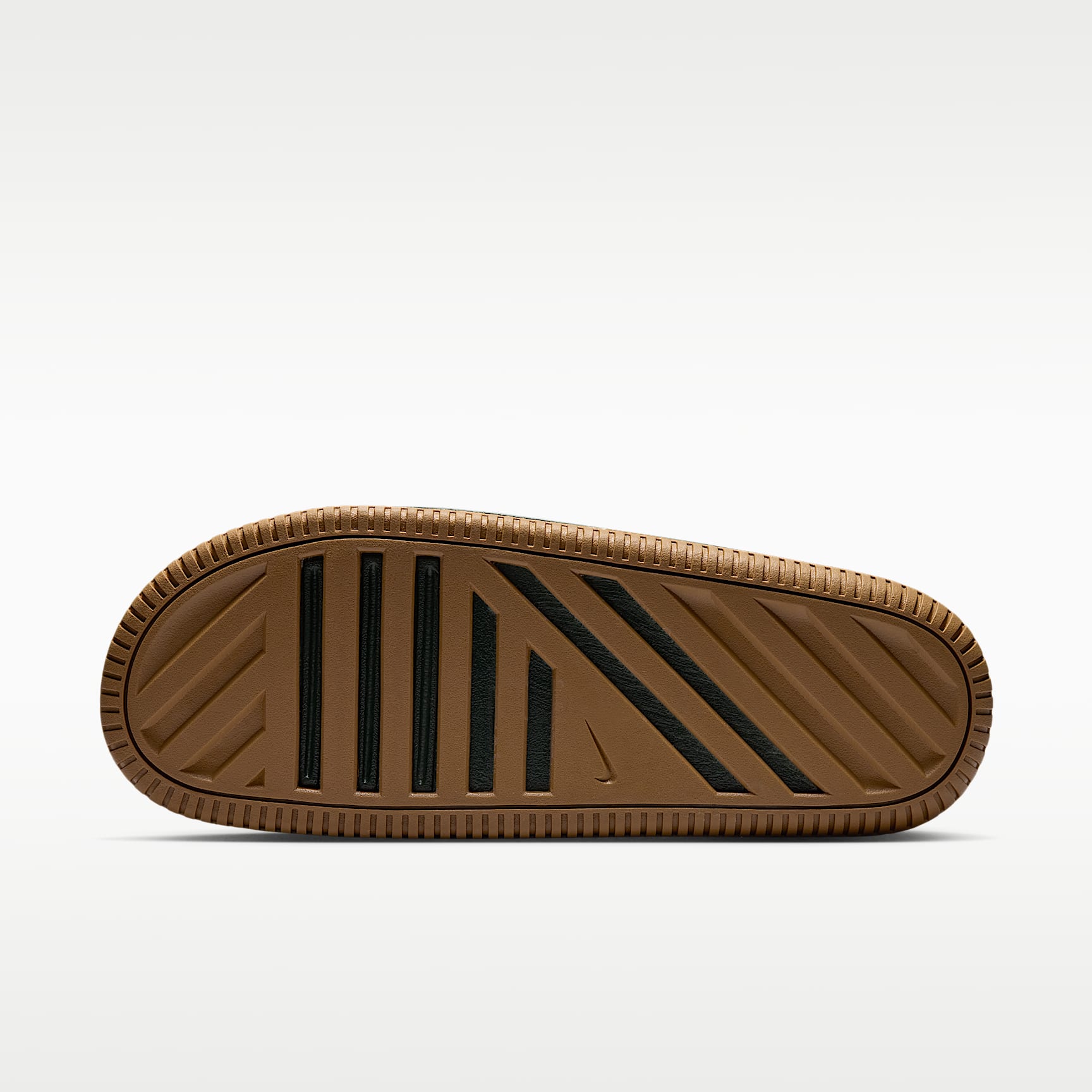 Nike Calm 2.0 Slides (Herren) – Fir/Gum Medium Brown
