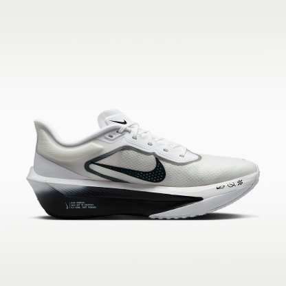 Nike Zoom Fly 6 Straßenlaufschuh für Wettkämpfe (Herren) – Weiß/Smoke Grey/Metallic Silver/Schwarz