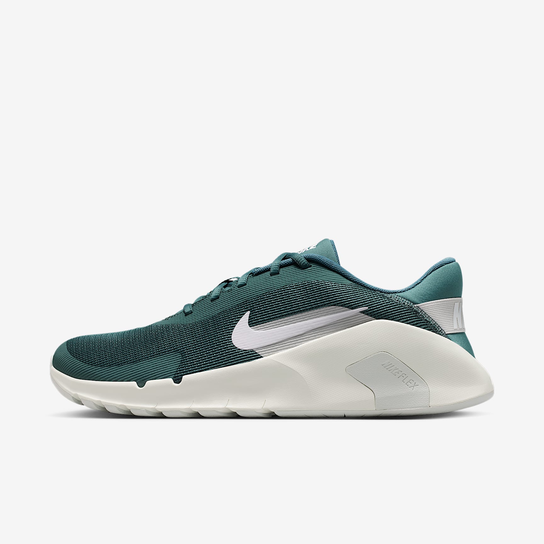 Nike Flex Train Workout-Schuh (Herren) – Mineral Slate/Spruce Aura/Photon Dust/Weiß