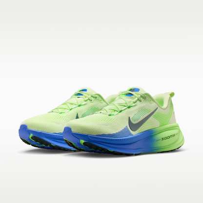 Nike Vomero 18 Straßenlaufschuh (Herren) – Weiß/Volt Tint/Sapphire/Black Spruce