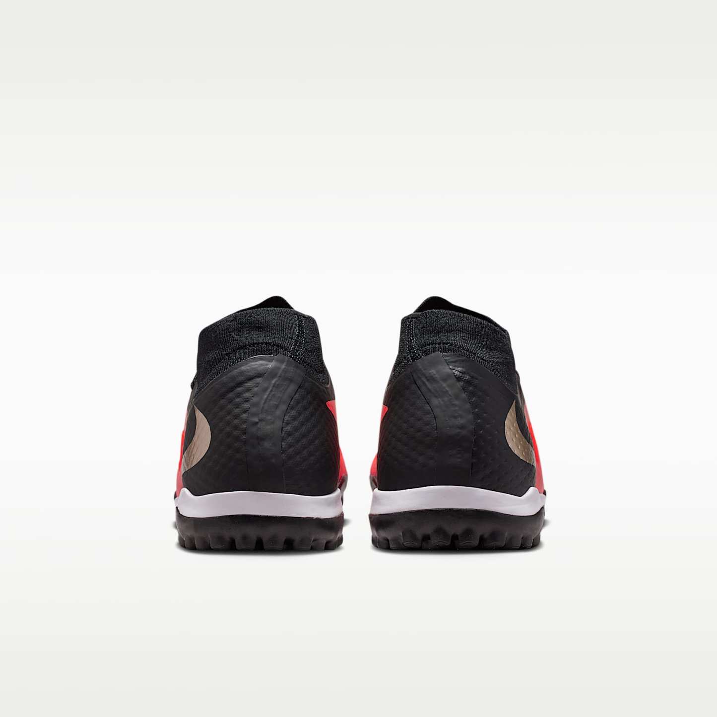 Nike Phantom 6 High Academy Fußballschuh für Turf – Bright Crimson/Schwarz/Blur
