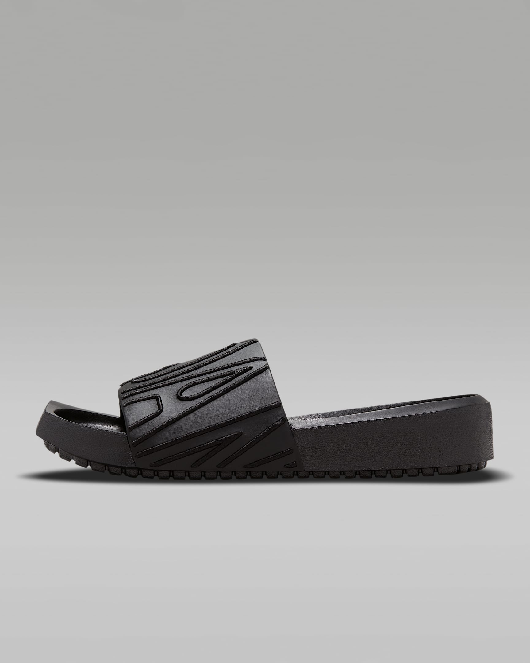 Jordan NOLA Damen-Slides – Schwarz/Schwarz/Schwarz