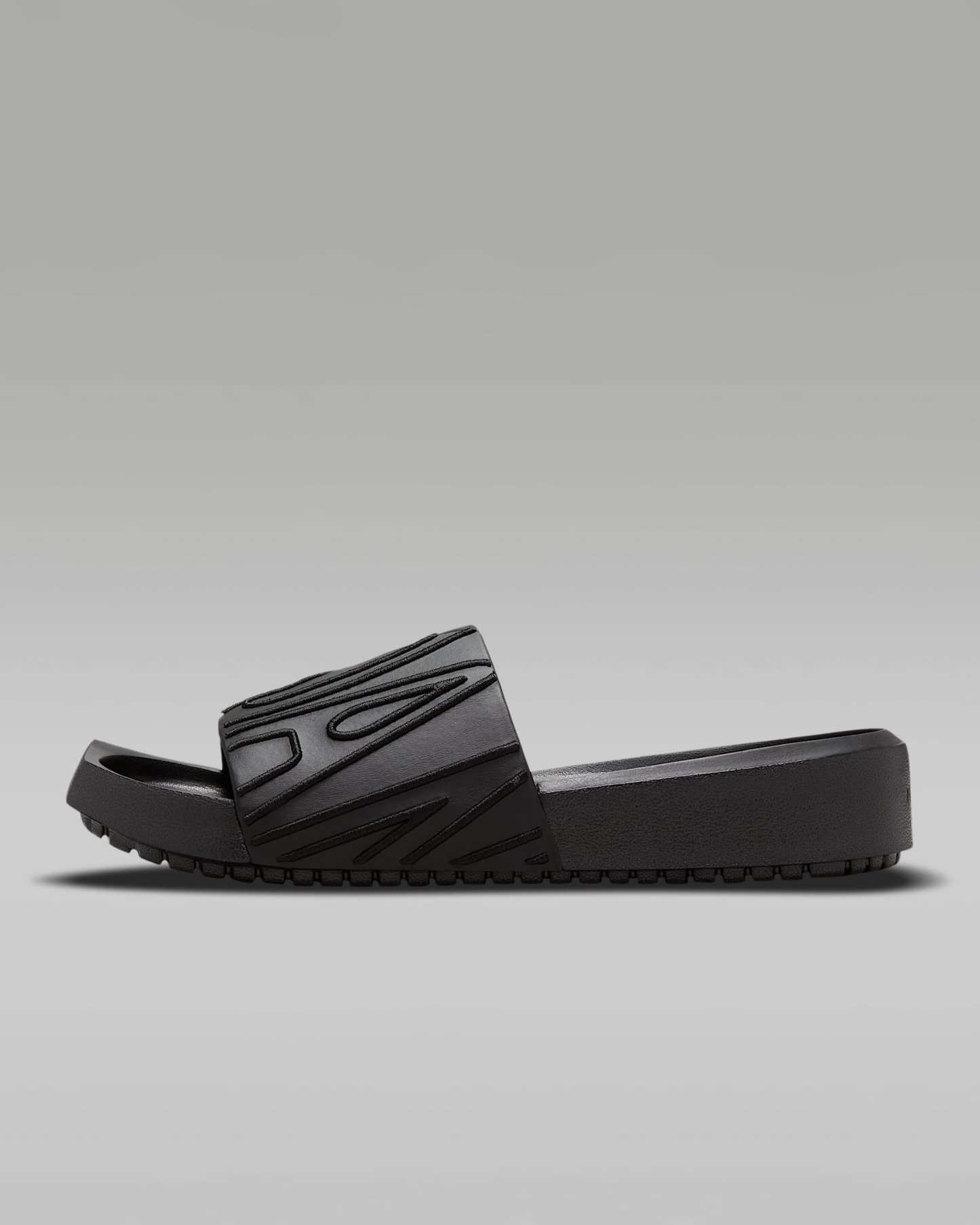 Jordan NOLA Damen-Slides – Schwarz/Schwarz/Schwarz