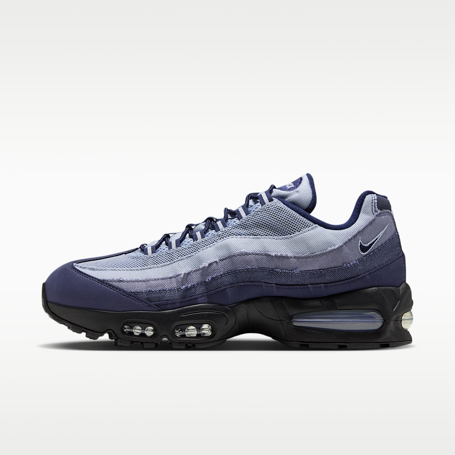 Nike Air Max 95 Big Bubble Schuh (Herren) – Ashen Slate/Midnight Navy/Light Armory Blue/Light Armory Blue