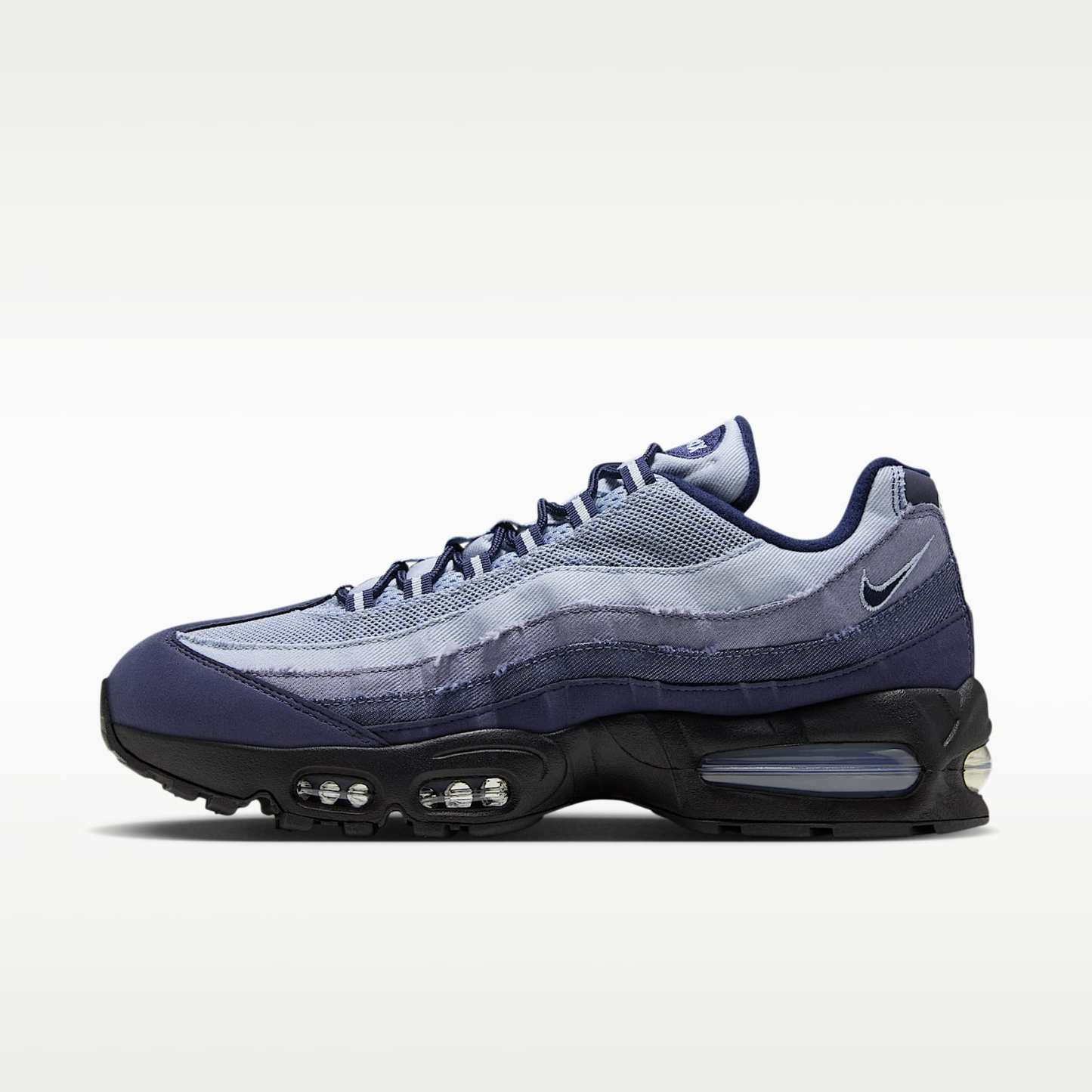 Nike Air Max 95 Big Bubble Schuh (Herren) – Ashen Slate/Midnight Navy/Light Armory Blue/Light Armory Blue