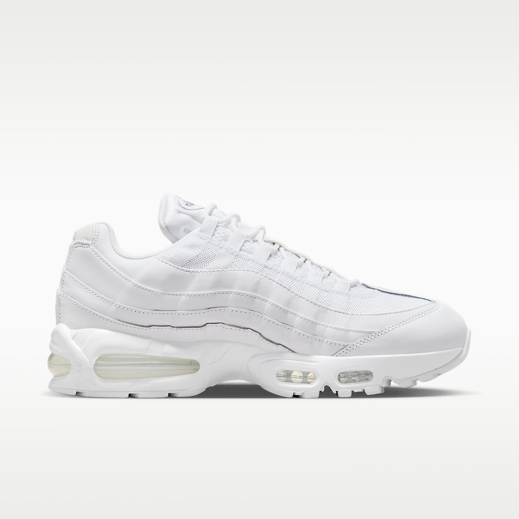 Nike Air Max 95 Big Bubble Schuh (Herren) – Weiß/Weiß/Pure Platinum/Weiß