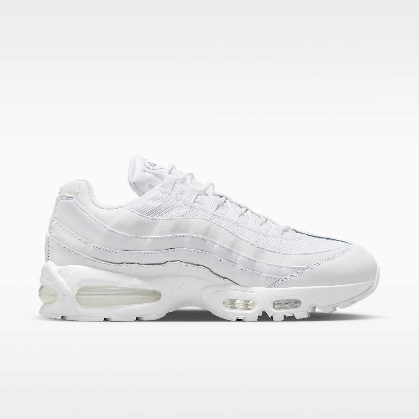 Nike Air Max 95 Big Bubble Schuh (Herren) – Weiß/Weiß/Pure Platinum/Weiß