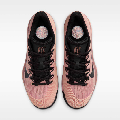 Nike Vapor 12 PRM Tennisschuhe für den Clay Court (Damen) – Metallic Red Bronze/Pure Platinum/Schwarz