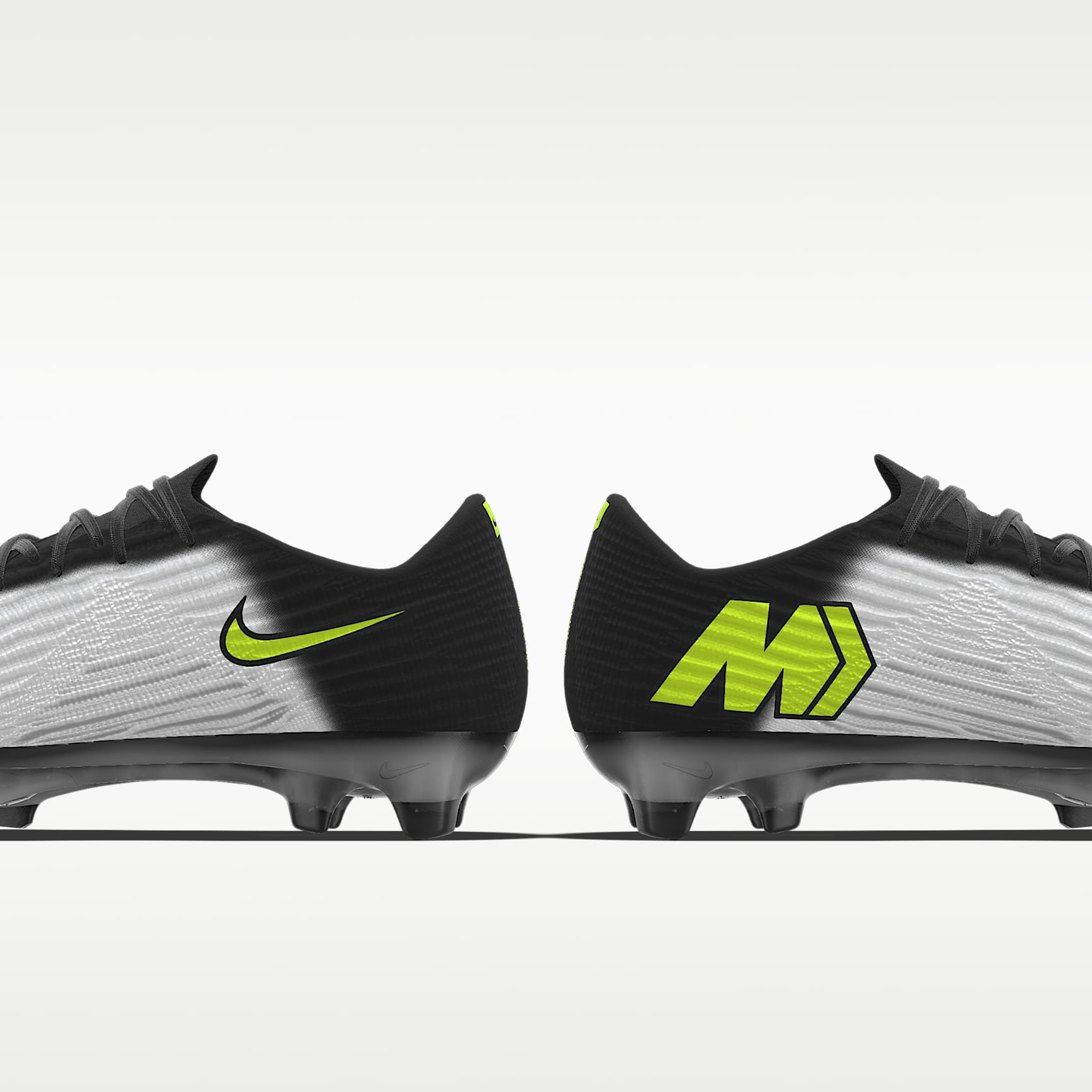 Nike Mercurial Superfly 11 Elite By You personalisierbarer Low-Top-Fußballschuh für normalen Rasen – Schwarz/Schwarz