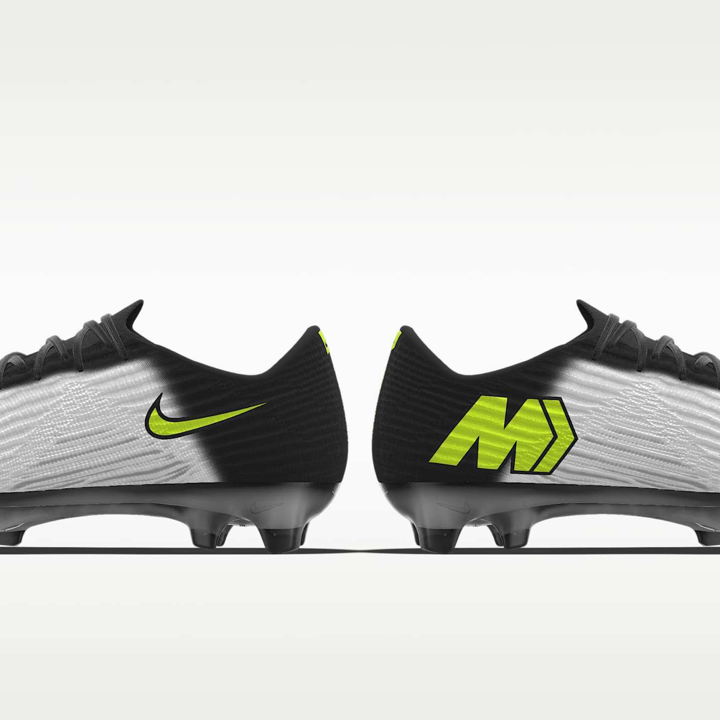 Nike Mercurial Superfly 11 Elite By You personalisierbarer Low-Top-Fußballschuh für normalen Rasen – Schwarz/Schwarz