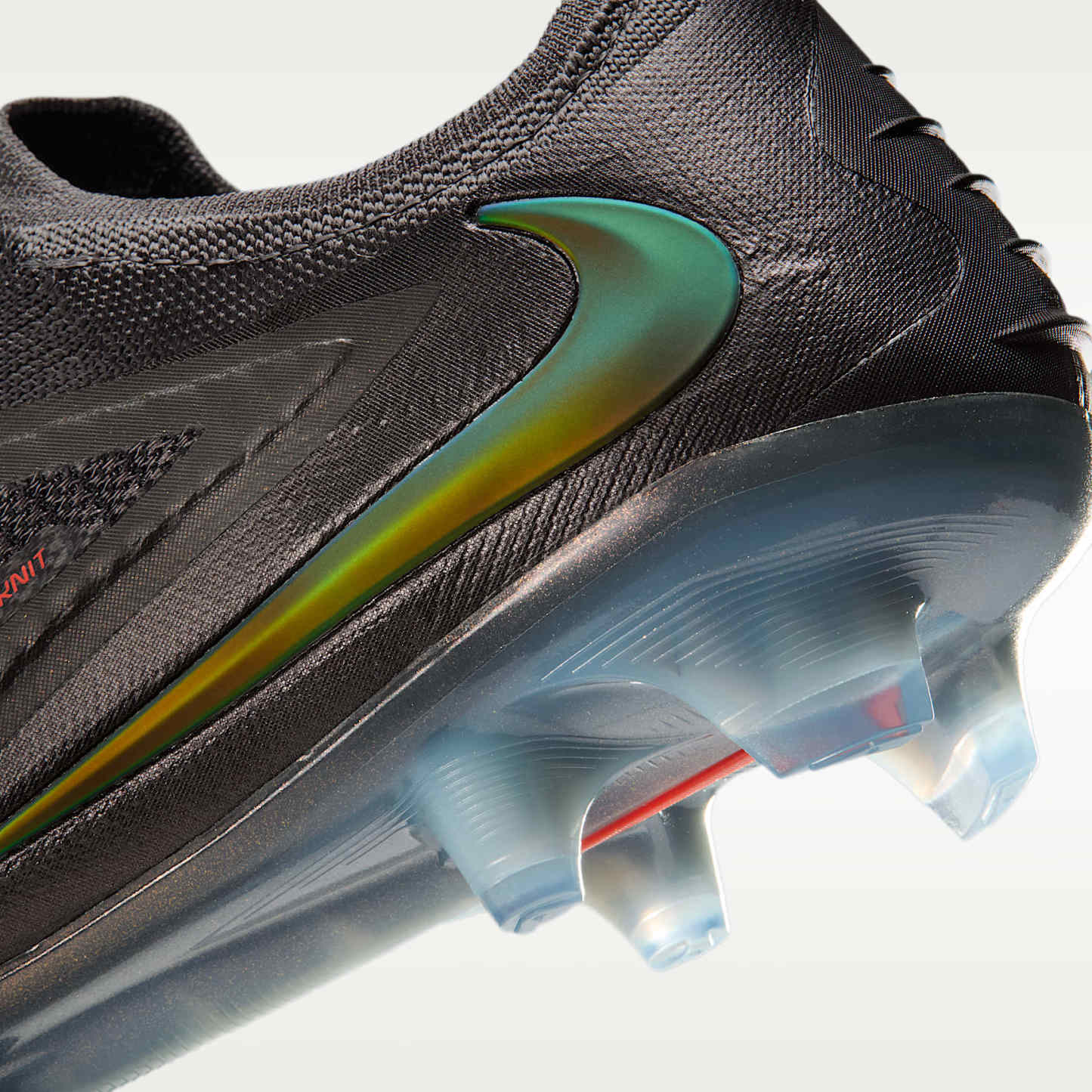 Nike Phantom 6 Low Elite LV8 Fußballschuh für normalen Rasen – Medium Ash/Schwarz/Gold Amber