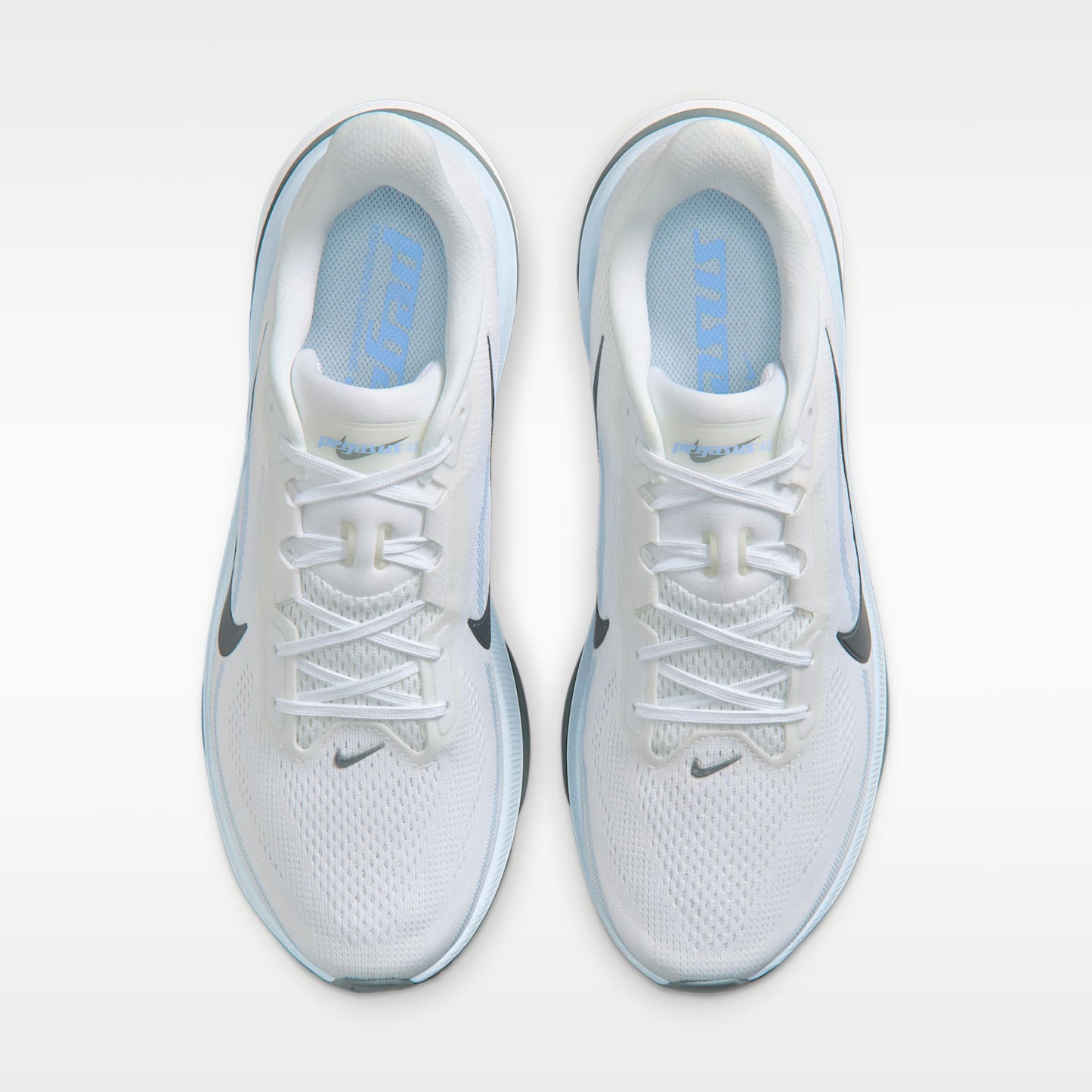 Nike Pegasus 42 Straßenlaufschuh (Herren) – Weiß/Grey Fog/Aluminum/Cool Grey