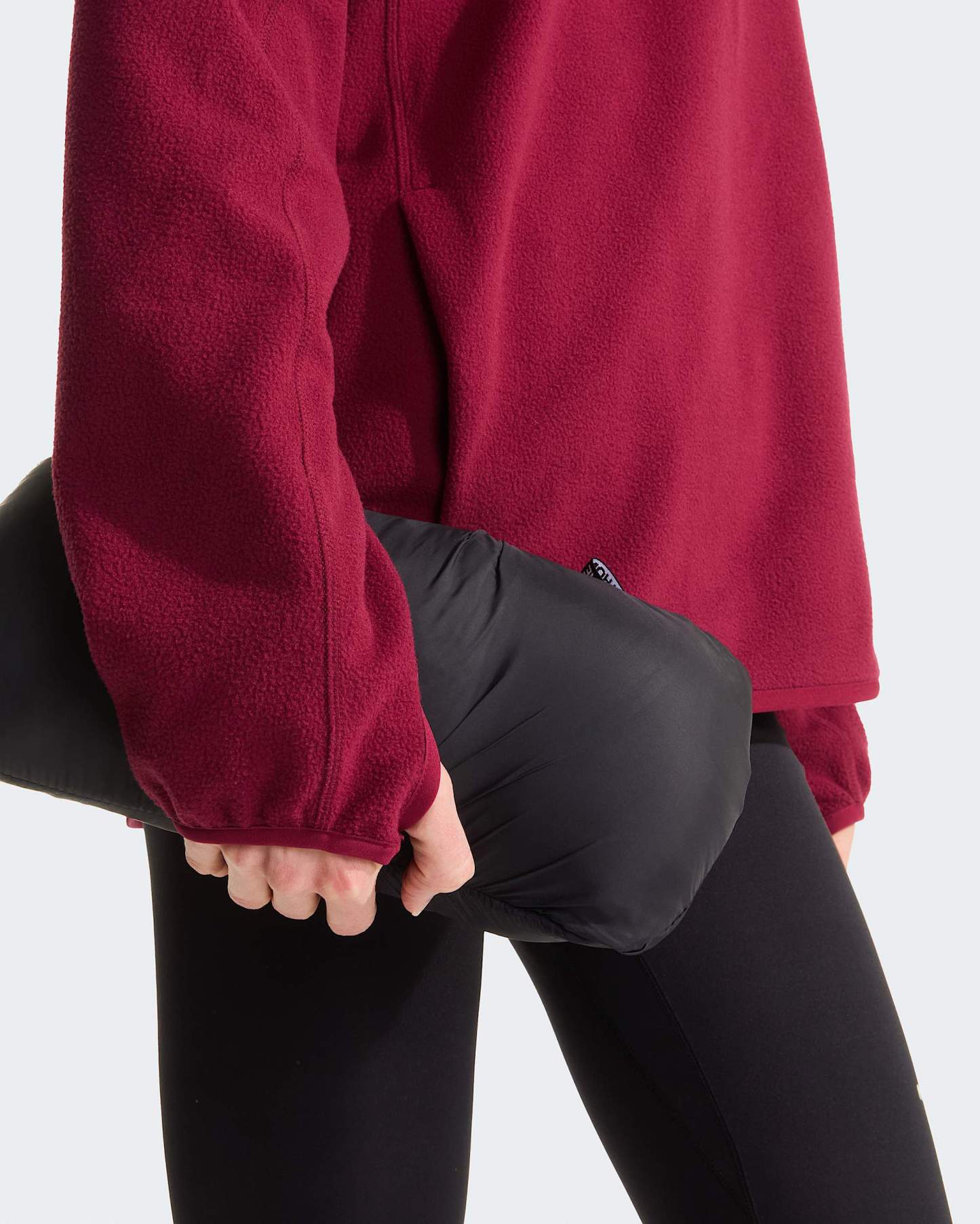 1996 Retro Nuptse Jacke für Damen – Burgundy Crush-TNF Black
