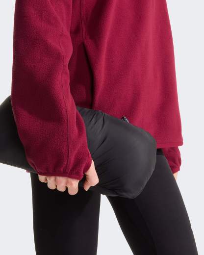 1996 Retro Nuptse Jacke für Damen – Burgundy Crush-TNF Black