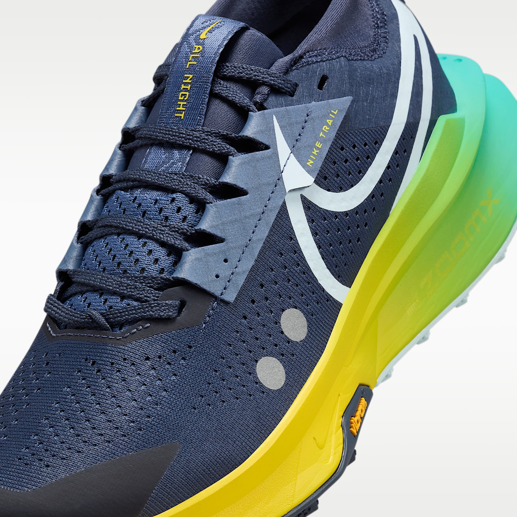 Nike Zegama 2 Traillaufschuh (Damen) – Thunder Blue/Diffused Blue/Opti Yellow/Glacier Blue
