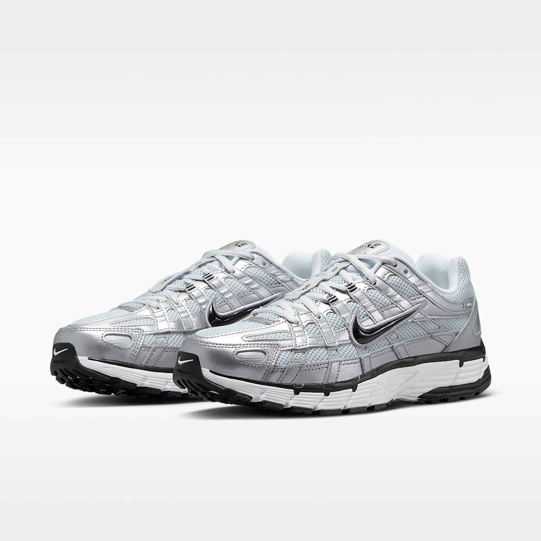 Nike P-6000 Schuh – Weiß/Metallic Silver/Pure Platinum/Schwarz