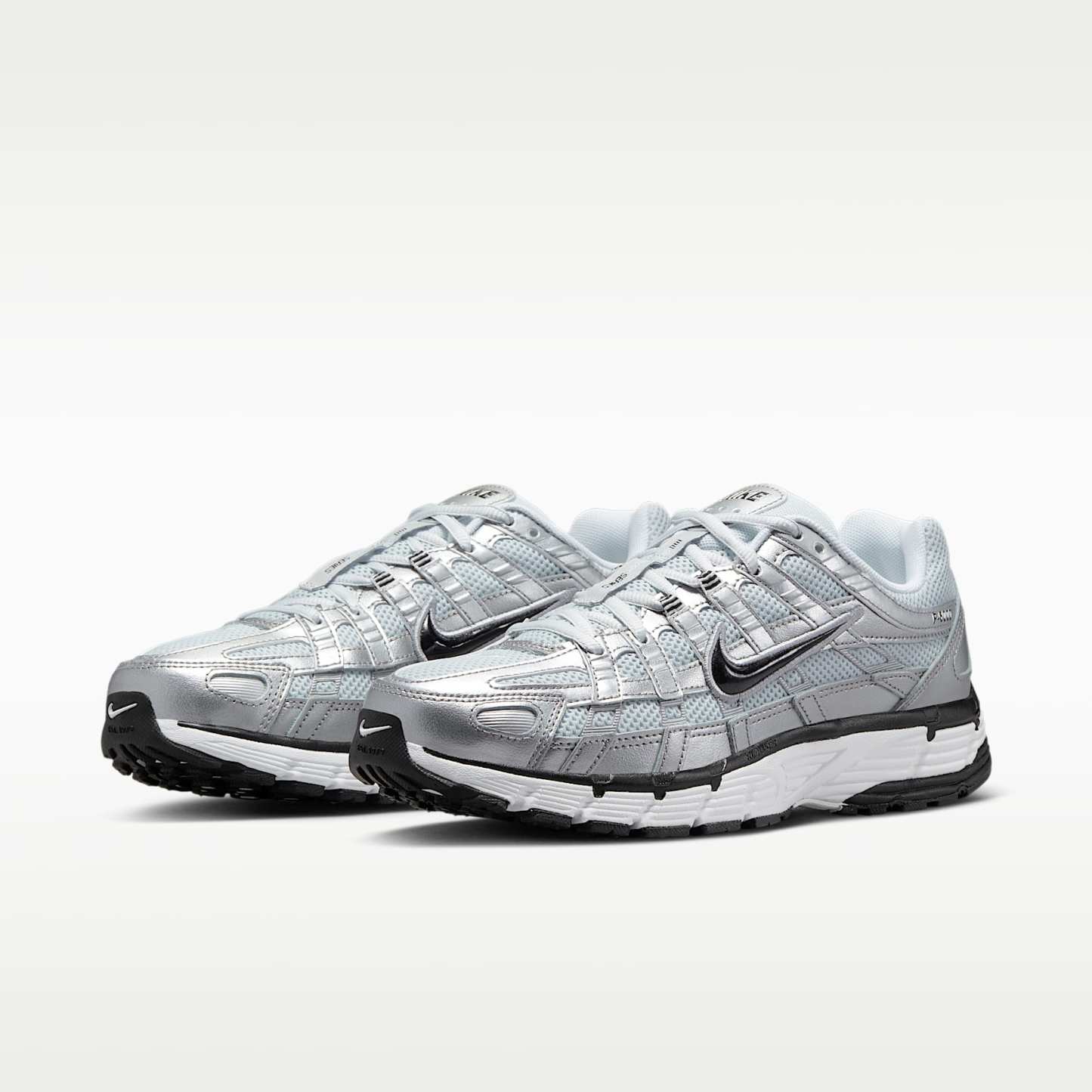 Nike P-6000 Schuh – Weiß/Metallic Silver/Pure Platinum/Schwarz