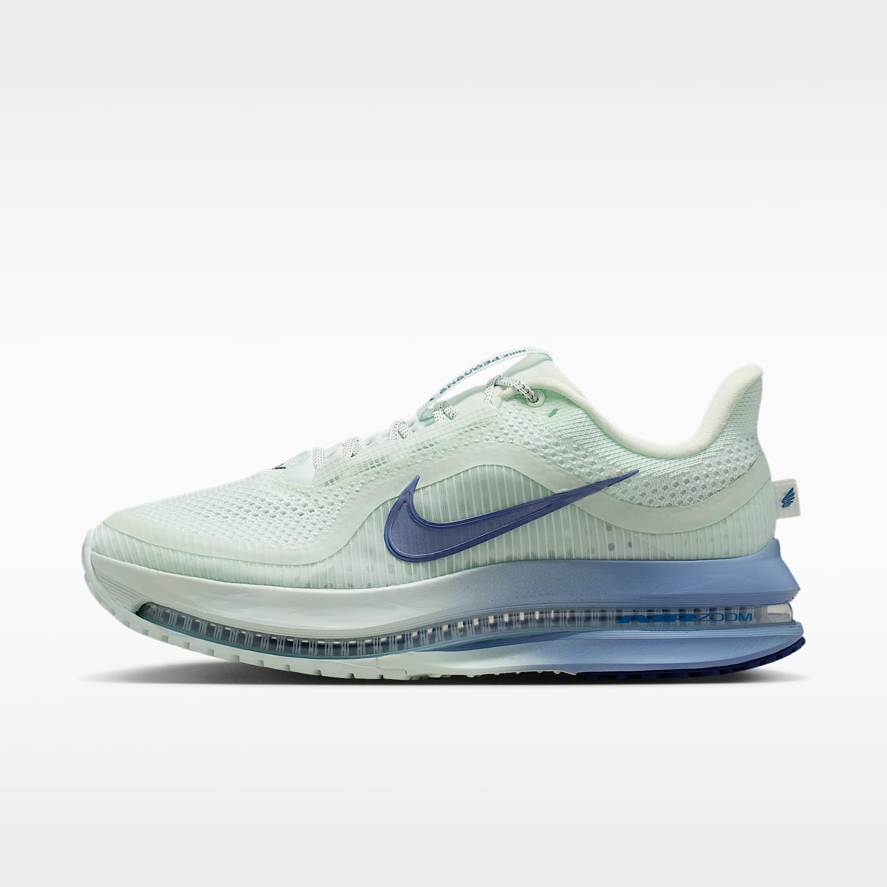 Nike Pegasus Premium Straßenlaufschuh (Damen) – Barely Green/Work Blue/Football Grey/Blue Void