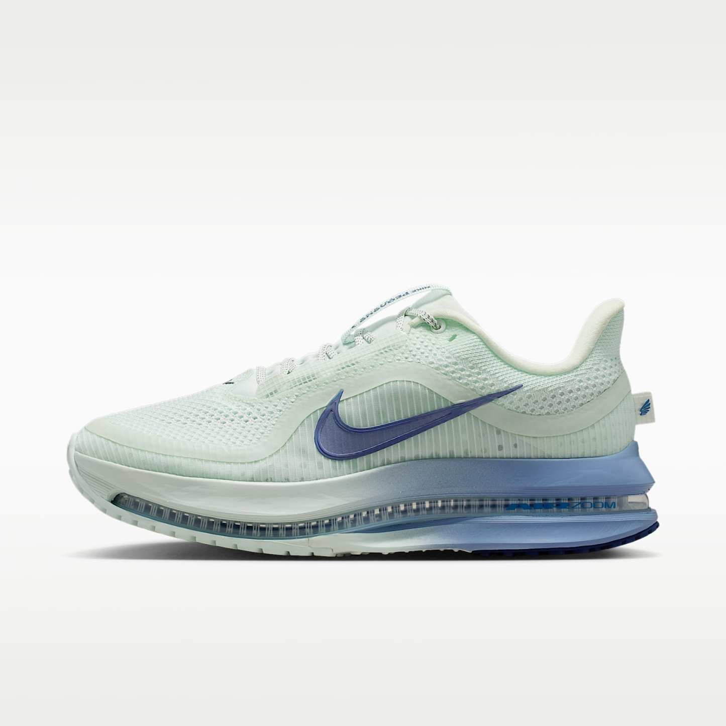 Nike Pegasus Premium Straßenlaufschuh (Damen) – Barely Green/Work Blue/Football Grey/Blue Void