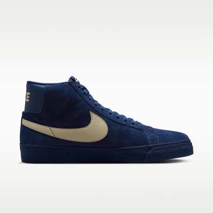 Nike SB Zoom Blazer Mid Skateboardschuh – Coastal Blue/Coastal Blue/Pale Yellow