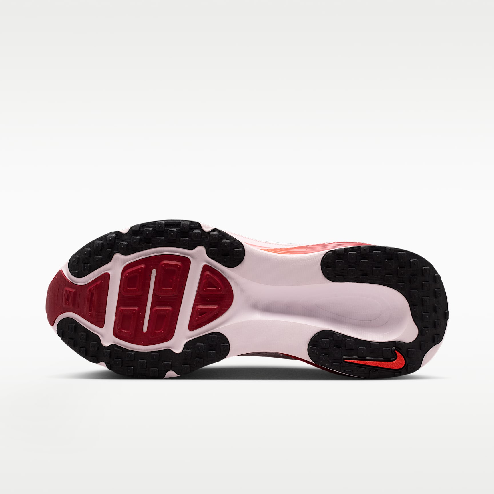 Nike Vomero 18 Straßenlaufschuh (Damen) – Pearl Pink/Team Crimson/Bright Crimson/Schwarz