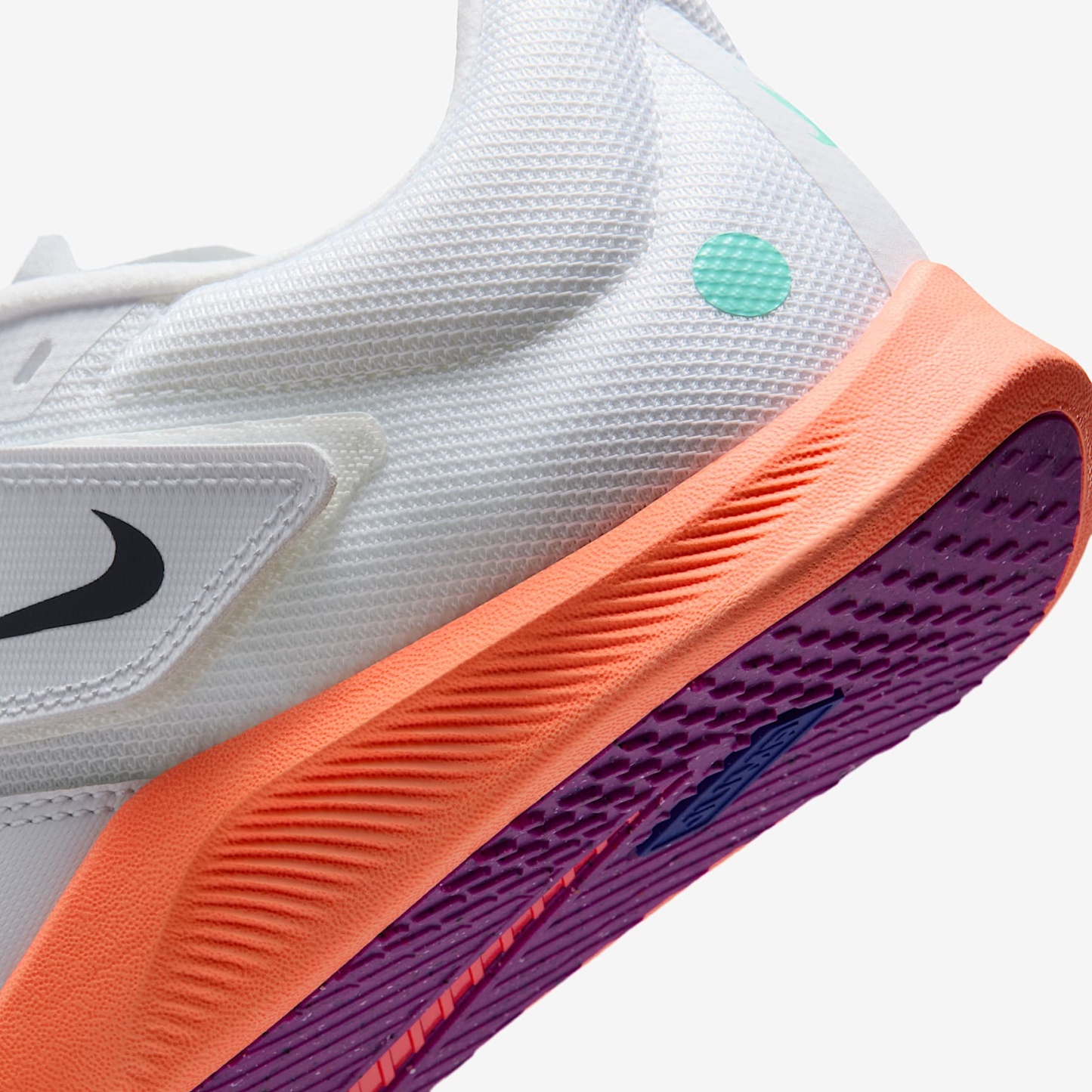 Nike Zoom Rival Jump Sprung-Spikes für Leichtathletik – Weiß/Hyper Turquoise/Bright Crimson/Obsidian