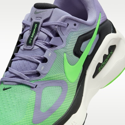 Nike Structure Plus Straßenlaufschuh (Herren) – Iron Purple/Off Noir/Sail/Voltage Green
