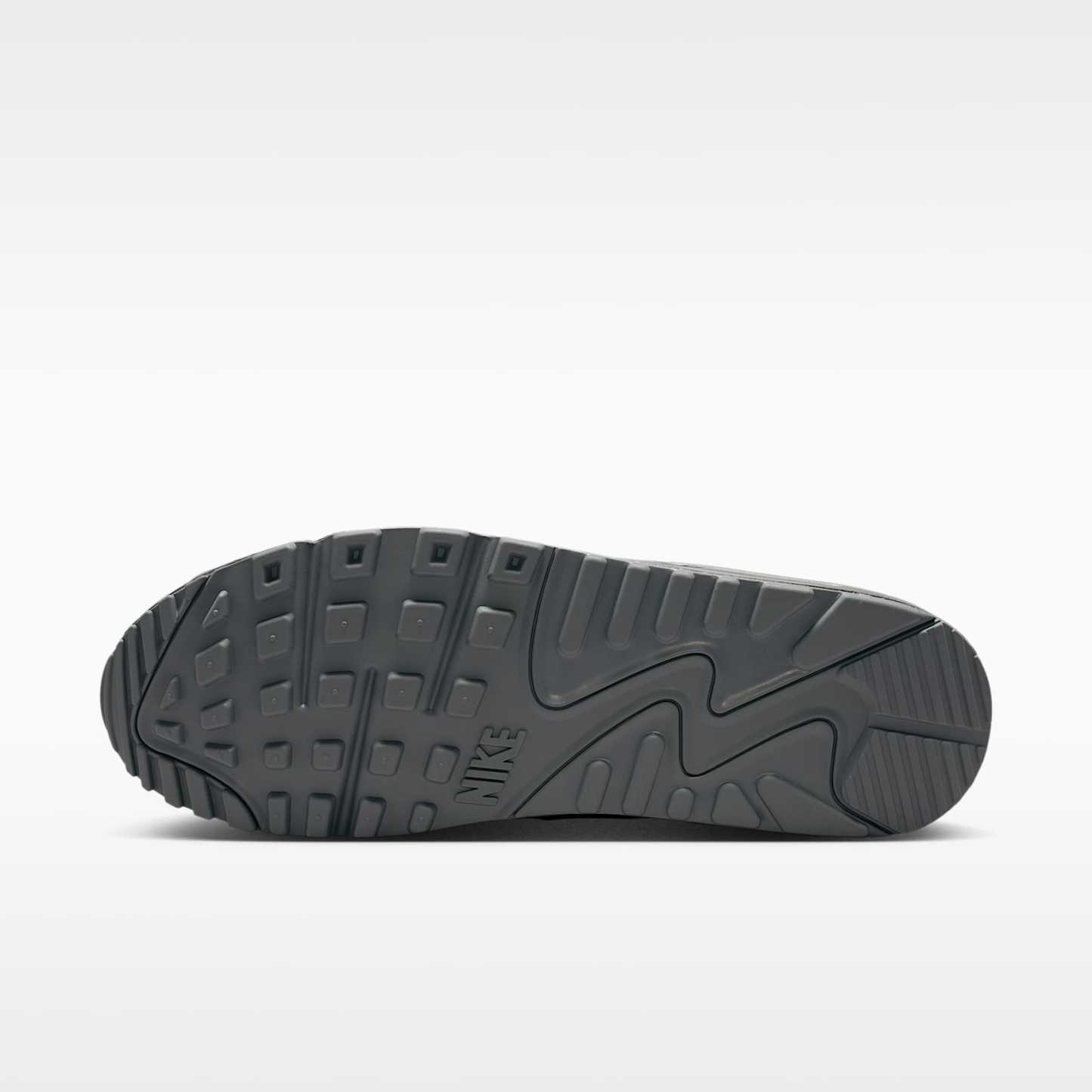 Nike Air Max 90 Premium Schuh (Herren) – Light Smoke Grey/Smoke Grey/Volt/Iron Grey